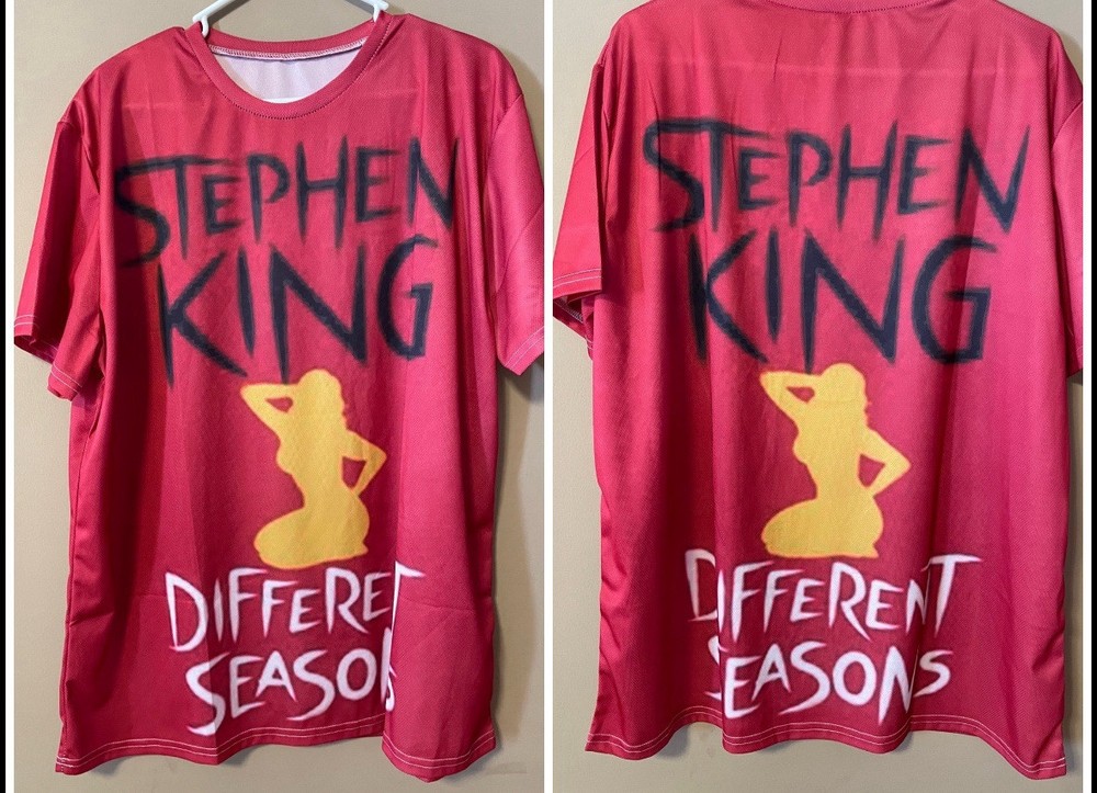 Custom 3D Graphic Print Stephen King Different Seasons Book Cover Shirt 2xl
