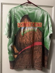 Nintendo Donkey Kong Country T-Shirt Vintage 1995 SNES All-Over Print OSFA