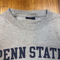 Vintage 90s Yikes Graphic T Mens M Gray Penn State University Cotton Blend
