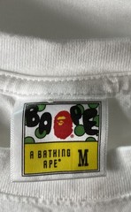 Chrome Hearts x A Bathing Ape Men’s White Baby Milo Cross Graphic T-shirt Sz M