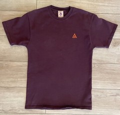 Nike NRG ACG Embroidered Lungs Tee-Heavyweight Cotton-Men’s S-Deep Burgandy