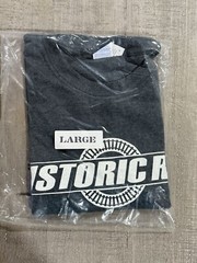 “Historic Rail” Gray / Ash T-Shirt – Size L – Electric Model Train Collector