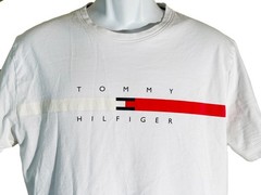 TOMMY HILFIGER Boy’s Short Sleeve Pull-Over White T-Shirt Large