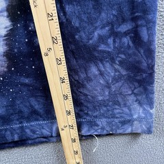 Vintage Stussy Shirt Mens Medium Tie Dye Wolf Nature Tee 90s Single Stitch RARE