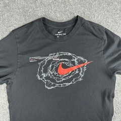 Nike Deep Spaces Graphic T-Shirt Black Red Galaxy Mens Size S