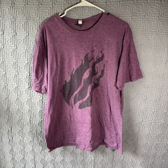 District Made T-Shirt Men’s Large Purple Preston Playz Short Sleeve Cotton Blend