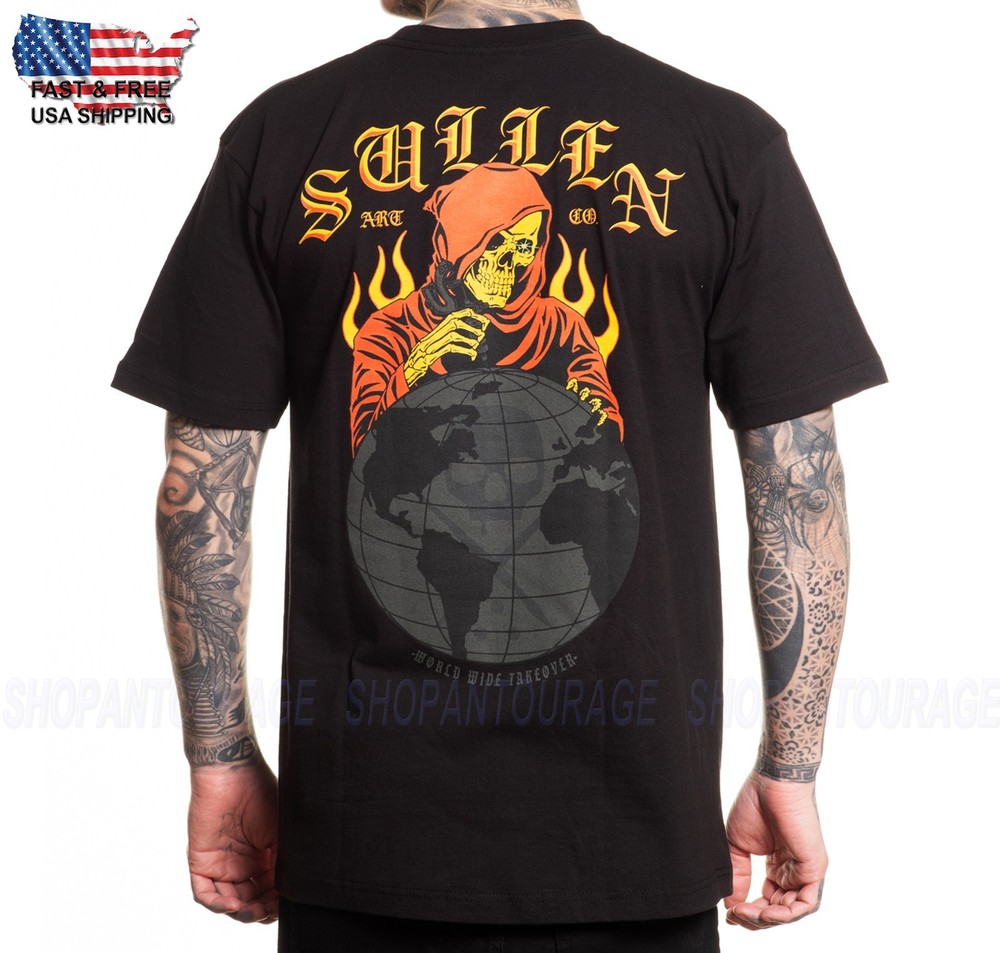 Sullen Art Collective Takeover Standard Fit SCM6808 Short Sleeve Men`s T-shirt
