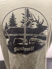 Bushnell Logo Men’s T-Shirt Green New with Tags XL Optical