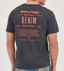 Wrangler® x Whataburger® Men’s Ingredient T-Shirt Deep Indigo Blue Size M NWT