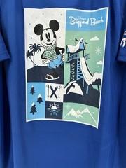 UPF Disney Blizzard Beach Blue Short Sleeve Tee with Graphic XL