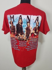 M.A.N.A Drama Y Luz 2012 Band Tour T-Shirt Red Men’s Size Medium