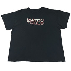Matco Tools Men Black Graphic T-Shirt Short Sleeve Tool Truck Crew Neck 2XL