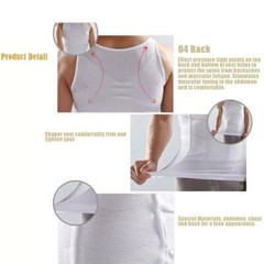 # Men’s Body Shaper Slimming Shirt Compression Sauna Vest Elastic Slim Shapewear