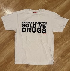Full Send Nelk Boys Bradley Martyn Sold Me Drugs Men’s T-Shirt White Size Medium