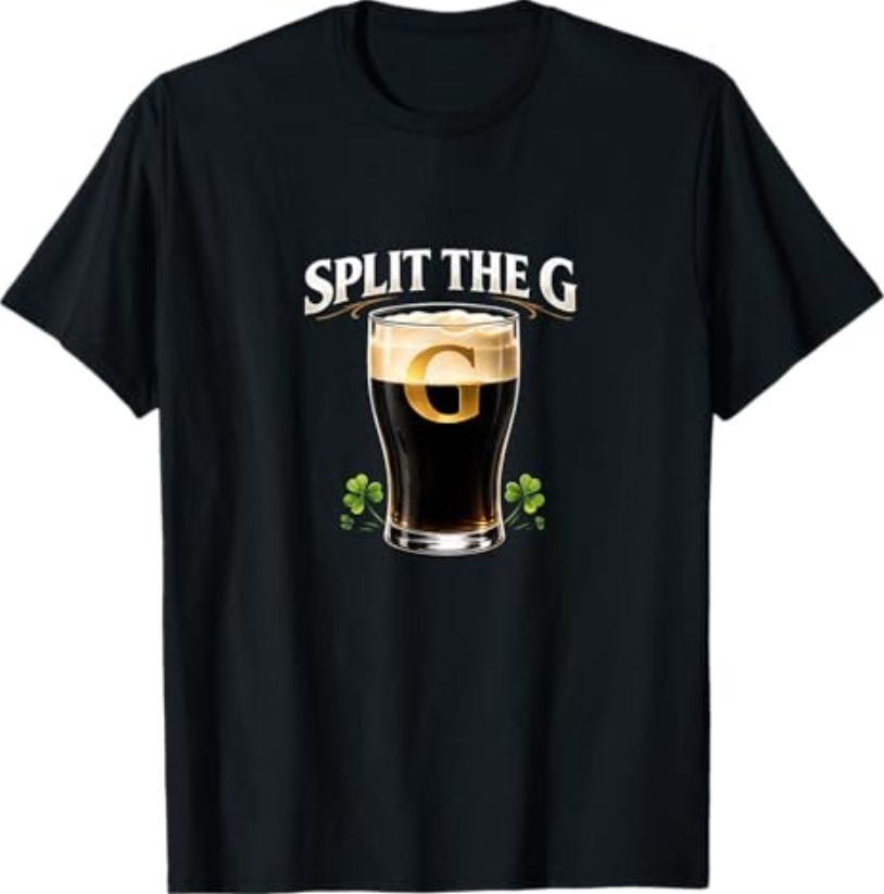 Split The G Irish Beer Tees St Patricks Day Pub Tee T-Shirt