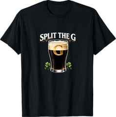 Split The G Irish Beer Tees St Patricks Day Pub Tee T-Shirt
