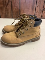 Skechers Boots Mens Size 5.5 Tan Work Lace Up Synthetic Leather Outdoor 93158L