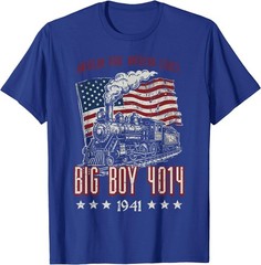 Big Boy 4014 American Steam Train Vintage Men Women T-Shirt