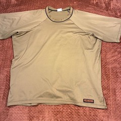 Melanzana Base Layer T-Shirt Mens XL Brown Hiking Gorpcore Made In USA Tee