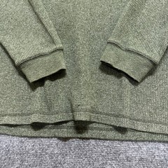 VTG Henley Pullover Long-Sleeve T-shirt Men’s L Taylor Henry Green Cotton Y2K