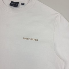 Daily Paper Shirt Mens Large White Cut And Sew Pattern Graphic Tee