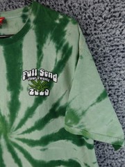 Full Send Green Tie Dye T-Shirt 420 2020 Nelk Boys Limited Edition RARE XL