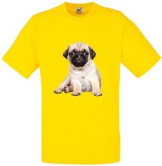 Pug Dog Pet Friend Family Novelty T Shirt Various Colours And Sizes
