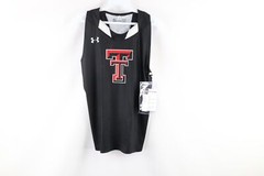 New Under Armour Mens L Sample Texas Tech University Track Competition Jersey