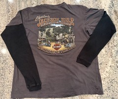 HARLEY DAVIDSON Vintage Tee Shirt JACKSON HOLE WYOMING Long Sleeve X-Large NICE!