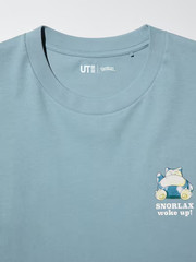 Pokemon 30th Anniversary Snorlax UT T-Shirt Vintage Watercolor Art Blue Unisex