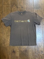 Carhartt Men’s T-Shirt Lot of 4 Pocket &Graphic Logo Tees Mixed Colors Sizes M/L
