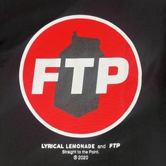 FTP Lyrical Lemonade Shirt Mens Large Black Logo Graphic Collab 2020 USA Tee