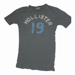 Hollister California 19 Graphic T-Shirt Men’s Small Gray Short Sleeve Logo Tee