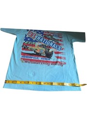 Vintage 1990 NHRA US Nationals Shirt Large Single Stitch USA Indy Racing