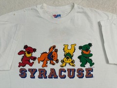 Vintage 1990s Grateful Dead Syracuse University Orangemen Dancing Bear T-Shirt L