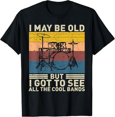 I May Be Old But I Got To See All The Cool Bands Grandpa Men Gift Unisex T-Shirt