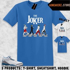 Tee Shirt Matching AJ 3 True Blue 2026 To Match Sneaker The Joker T-Shirt