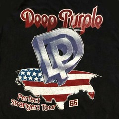Deep Purple Perfect Strangers Tour Shirt Black All Size S-4XL Short Sleeve