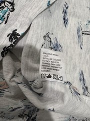 Free Planet Shirt Mens XL Surfer Graphic All Over Print Organic Cotton Beach