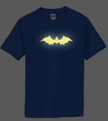 NW MEN’S PRINTED BAT GLOW IN THE DARK FUNNY HIPSTER GRAPHIC COTTON T-SHIRT