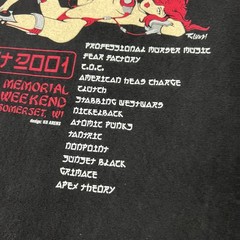 X-Fest 2001 Concert Shirt Adult XL Concert System Of A Down Run Dmc Fear Factory