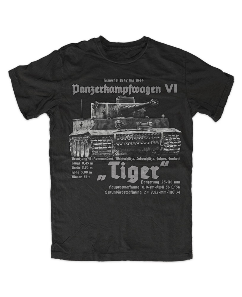 Tiger Tank T-Shirt Tank Troop Königtiger Tank World WOT Battle