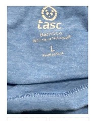 Tasc Performance Men’s Blue Organic Cotton Short Sleeve Shirt