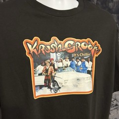Krush Groove Movie It’s Chillin Shirt Men XL Black Short Sleeve Retro NWOT Rap