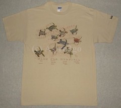 RACE FOR SURVIVAL–Sea Turtles Marine Ocean Aquatic Science Nature T shirt S-2XL