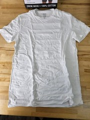 M / MEDIUM – WHITE – 6 PACK – Kirkland Signature Men’s Cotton Crew Neck T-Shirts