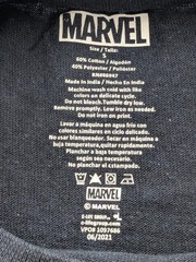 Marvel Captain America Shield Graphic T Shirt Mens Small Black Superhero Tee