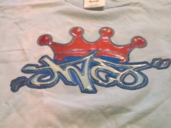 Vintage JNCO Jeans Graphic Shirt Men XL Graffiti Crown Logo 90s Y2K Rave Skater
