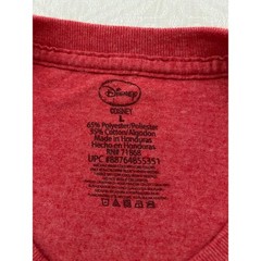 Disney The Lion King Mens Large Red Heather Graphic T-Shirt Simba Scar Mufasa