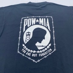 vintage 90s VIETNAM VETERAN POW MIA COMFORTING ARMS PHOTO T-Shirt LARGE war army